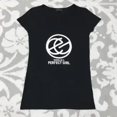 ◆エゴイスト レディース プリント 半袖Tシャツ（ブラック）◆のサムネイル