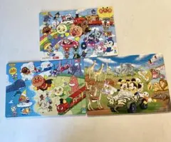 アンパンマン ディズニー 65ピースパズル3点セット
