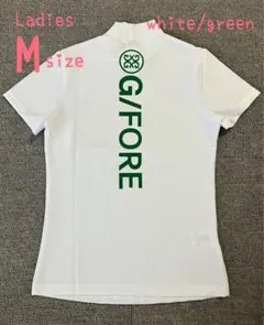 G/FORE ジーフォア レディース モックネックシャツ 半袖 ゴルフウェア