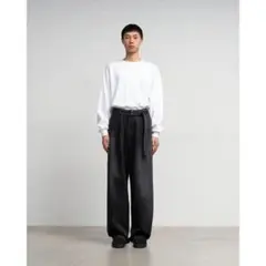 26SS セダンオールパーパス ウォッシュドダブルニーパンツ ブラック