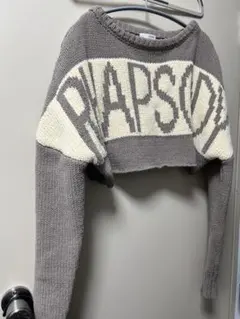 GYDA ショート丈 ニット