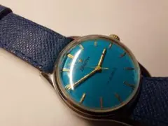 宝*斎様 ZENITH 手巻き時計 青文字盤のサムネイル