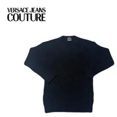 VERSACE JEANS COUTURE Vネックニット冬物先行販売特価セールのサムネイル