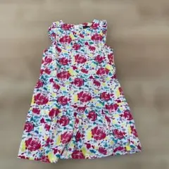 花柄ノースリーブワンピース　130