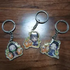 鬼滅の刃 キーホルダー 3個セット　禰豆子　かなお　しのぶ　ご当地