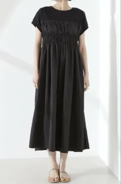 ナノユニバース　フロントシャーリングドッキングワンピース