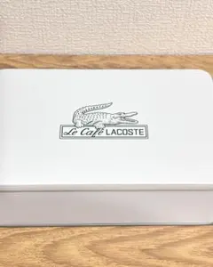 Le CAFE LACOSTE クッキー缶　缶のみ