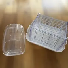 ハムスター用 持ち運びケージ＆クリア砂遊びケース セット 小動物 飼育用品のサムネイル