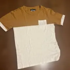 SHIPS COLORS バイカラー ポケットTシャツ M