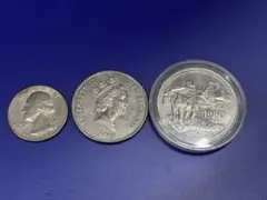 海外硬貨 3枚セット Jasper Canada 記念メダルのサムネイル