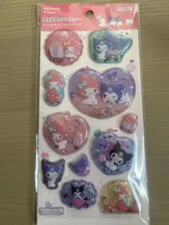 ポップデコパーティー わたあめカプセルシール マイメロ クロミ