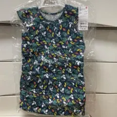 UNIQLO ノースリーブワンピース 100cm ブルー
