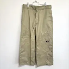 ディッキーズ　ダブルニー　チノパン　カジュアルパンツ　ベージュ　ゆったり　美品✨