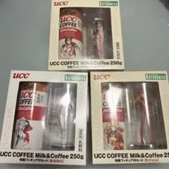 UCC コーヒー エヴァンゲリオン 特製フィギュア付き 3個セット