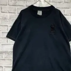 USA製90sヴィンテージTシャツ！シングルステッチ　ブラック半袖古着L721
