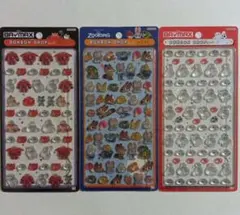 ボンボンドロップシール　ズートピア　ベイマックス　3点