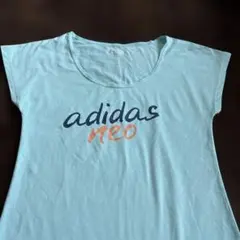adidas neo 半袖Tシャツ ライトブルーのサムネイル