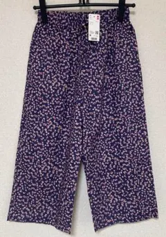 ユニクロ花柄ネイビーステテコ