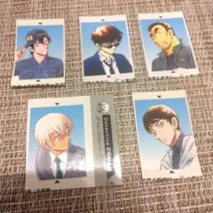 名探偵コナン　警察学校組 証明写真風ステッカー 5枚セット