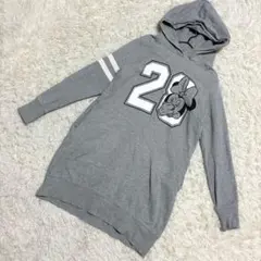 ユニクロ　ディズニーコラボ　ミニーマウス　パーカーワンピース　プリントパーカー