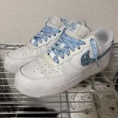 Nike Air Force 1 ペイズリー水色