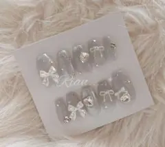 ちゅるん ニュアンス 韓国ワンホン ショートバレリーナ ネイルチップ sale