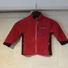 mont-bell フリースジャケット 赤