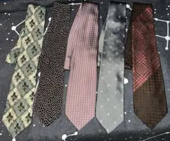 未使用 ネクタイ ダンヒル サンローラン ５本セット