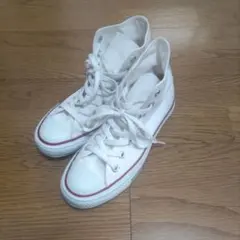 Converse ホワイト ハイカット スニーカー