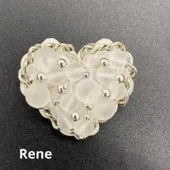 新品未使用　Rene ブローチ Rene ルネ 花ブローチ 桜 タグ付き 新品未使用 - メルカリ