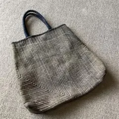 処分価格‼️ハンドメイド　藍染刺子トート