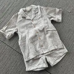 H&M ストライプ柄 セットアップ　子ども服