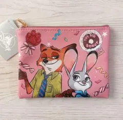 Disney■フラット ポーチ(S)■ジュディ・ホップス＆ニック・ワイルド