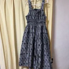 SUGAR SPOON フロントジップ キャミワンピース
