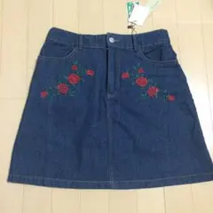 tip topバラ刺繍デニムスカートのサムネイル