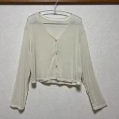 【Jumelle】 シアーラメニットカーディガンのサムネイル