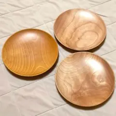 渡邊浩幸 木製の円形皿 2枚セット パン皿 17cm 渡邊浩幸 木製の円形皿 2枚セット パン皿 17cm - メルカリ