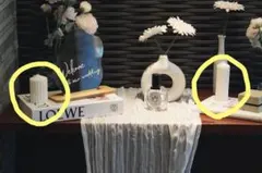 【２本セット】キャンドル　ウェルカムスペース　結婚式