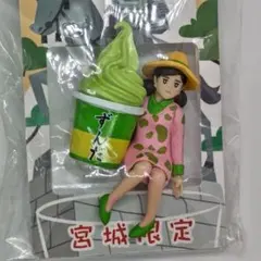 ソフトクリームのフチ子　宮城限定　ずんだ(ピンク)　未開封のサムネイル