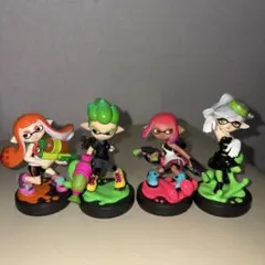 amiibo スプラトゥーン 4点セット ホタル ガール ボーイ まとめ売り