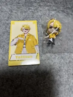 カラフルピーチ　たっつんキーホルダーとラブレッツカードの2点セット