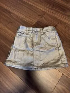 H&M ゴールドデニムスカート