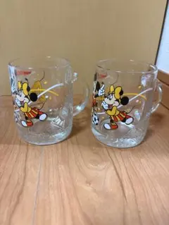 ミッキー　グラス　2個セット