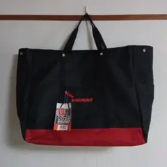 YANMAR 超どでか！トートバッグ ブラック×レッドのサムネイル