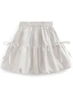 グレイル GRL インパン裏地付きリボンバルーンミニスカート アイボリー