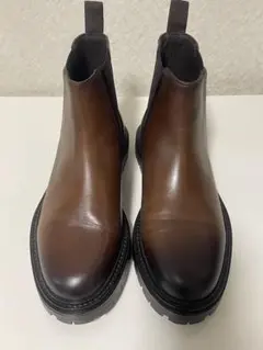 【lulu様専用】　美品★ZARA レザーチェルシーブーツ ブラウン 41