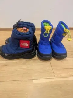 NORTH FACE キッズ スノーブーツ 2足セット19センチと16センチのサムネイル