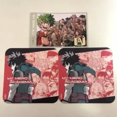 ヒロアカ 原画展 A組 コースター メモリアルコレクション 緑谷出久