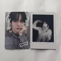 ATEEZ ユノ トレカ apple music ラキドロ ポラロイド セット