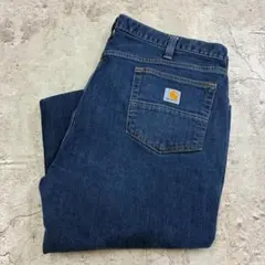 Carhartt　ストリート　FLEX　濃紺　ジーンズ　W39　インディゴ　古着のサムネイル